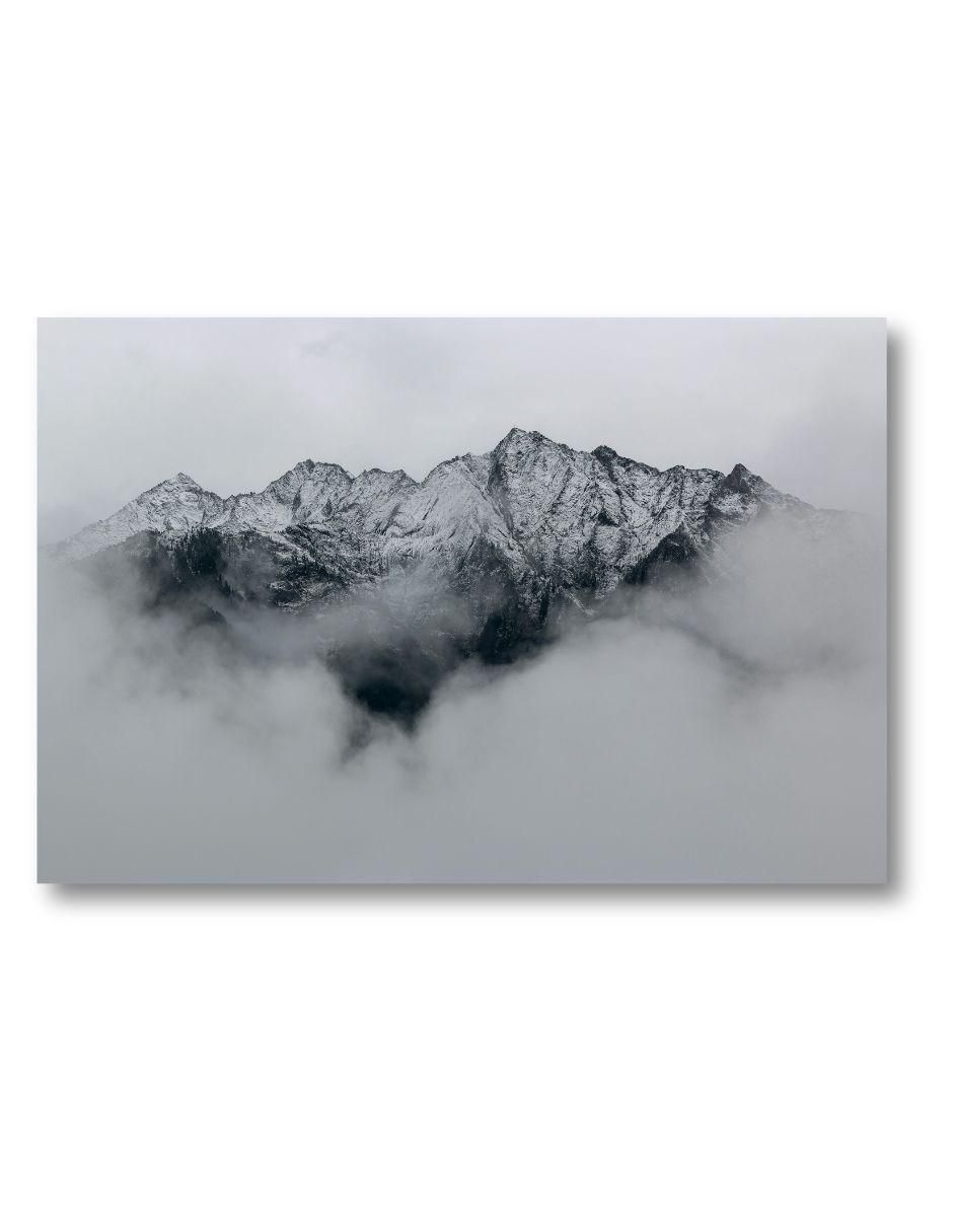 Cuadro decorativo paisaje cima nevada 2
