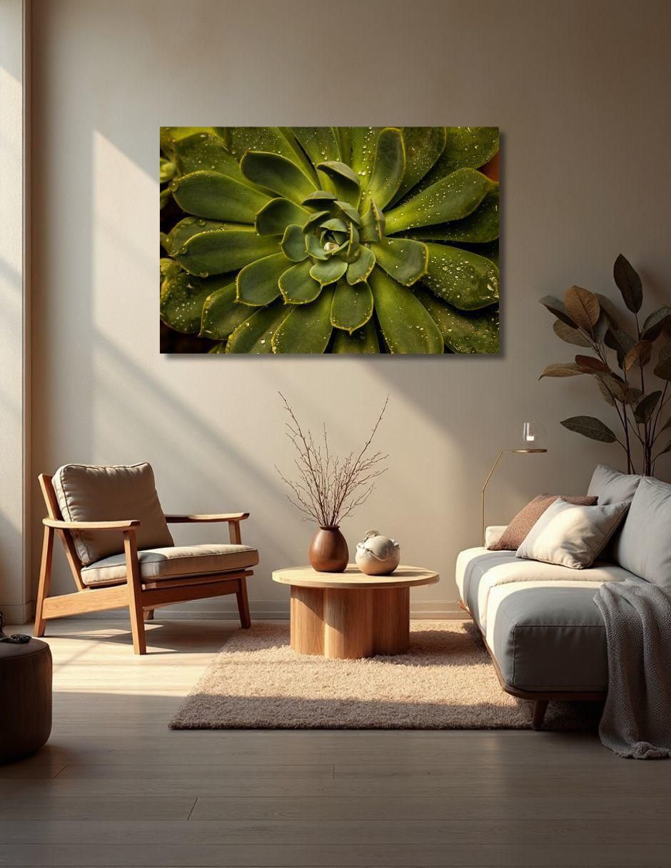 Cuadro decorativo Planta Suculenta 2
