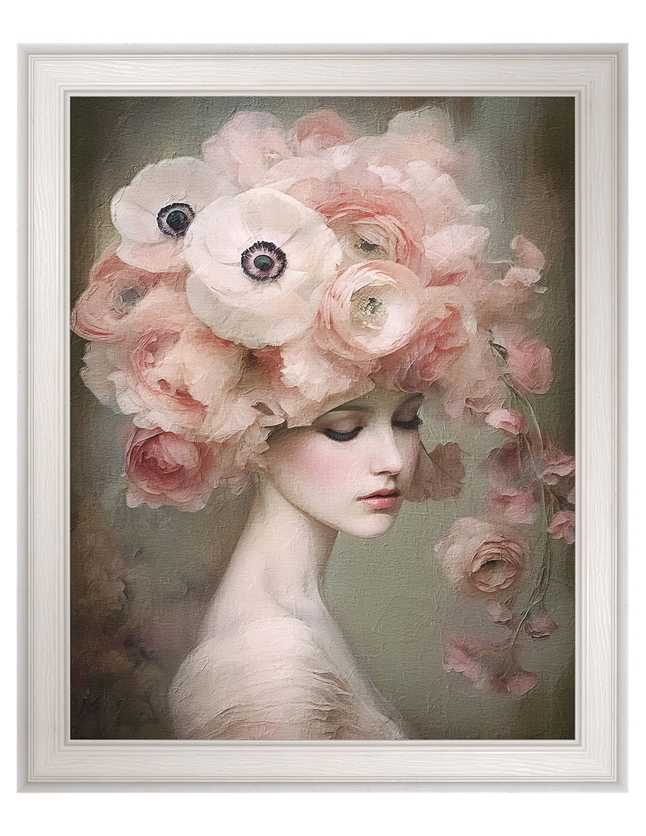 Cuadro decorativo Floral Rubor 9 de Riley B técnica mixta Cuadro decorativo Floral Rubor 9 de Riley B técnica mixta