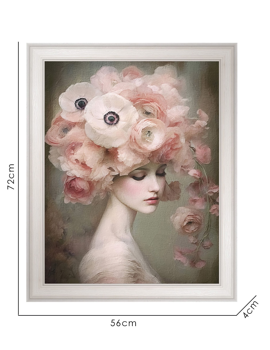 Cuadro decorativo Floral Rubor 9 de Riley B técnica mixta 8