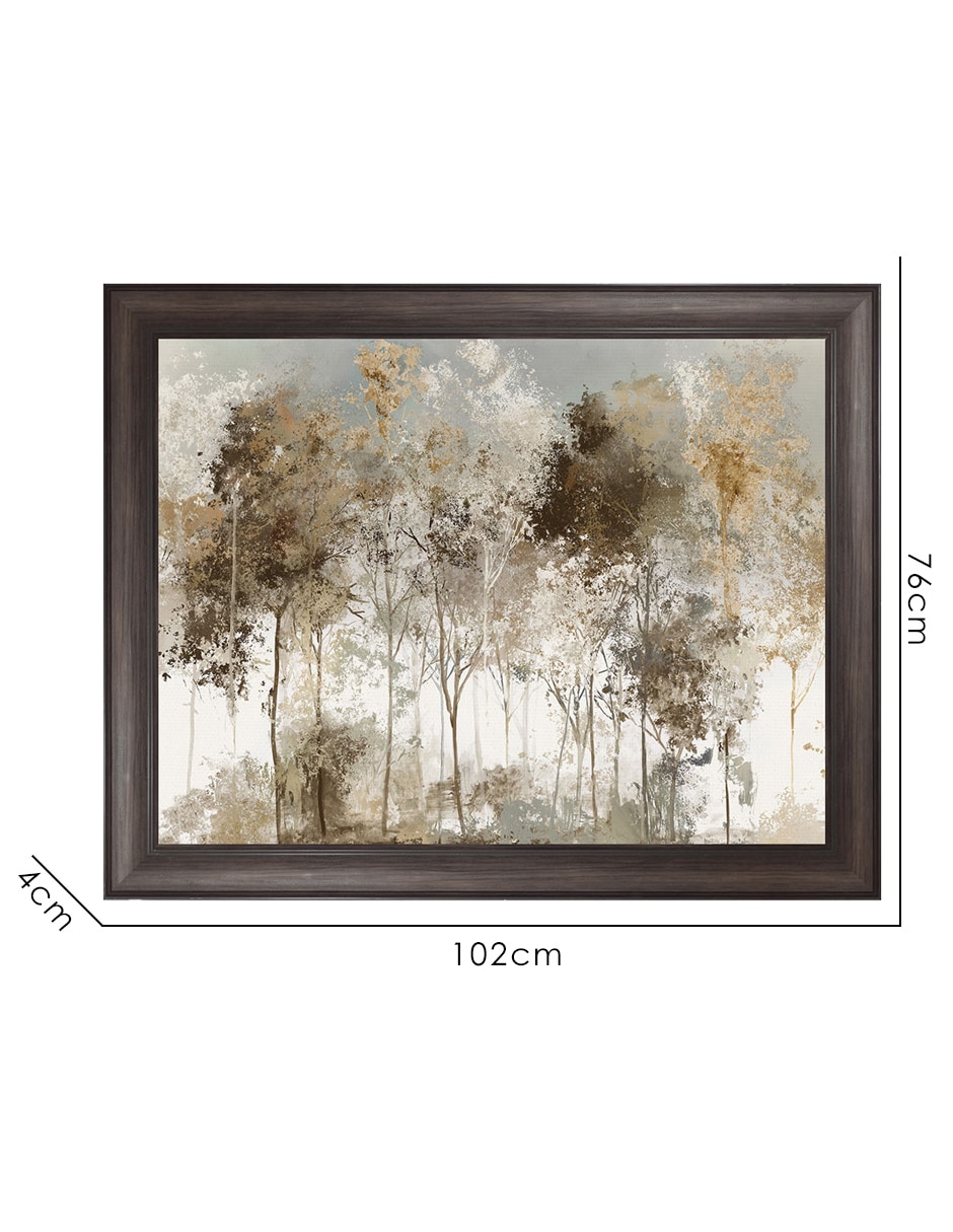 Cuadro decorativo Selva Negra por Allison Pearce técnica mixta 8