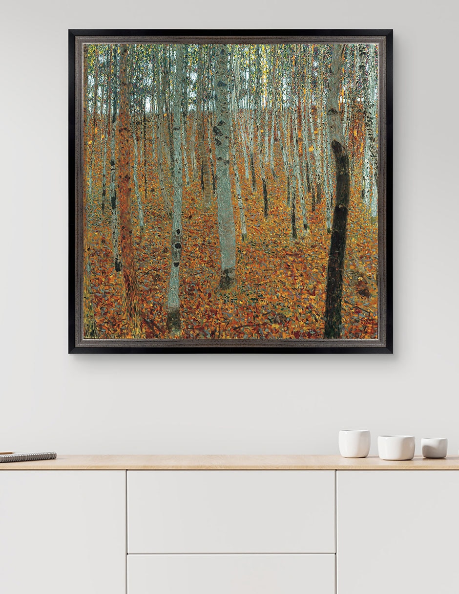 Cuadro decorativo Bosque de Hayas de Gustav Klimt técnica mixta 2