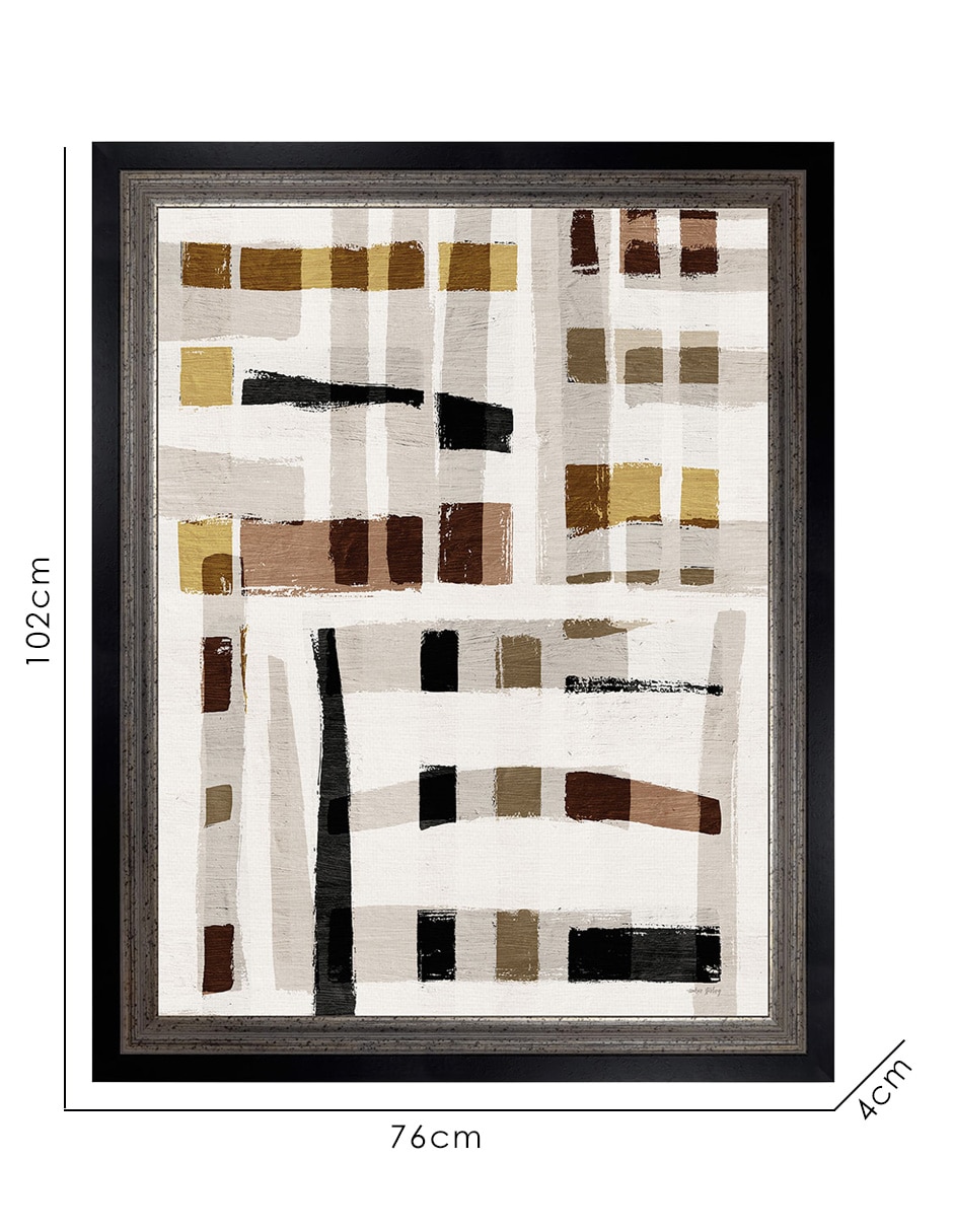 Cuadro decorativo Caos Libre Iii técnica mixta 8