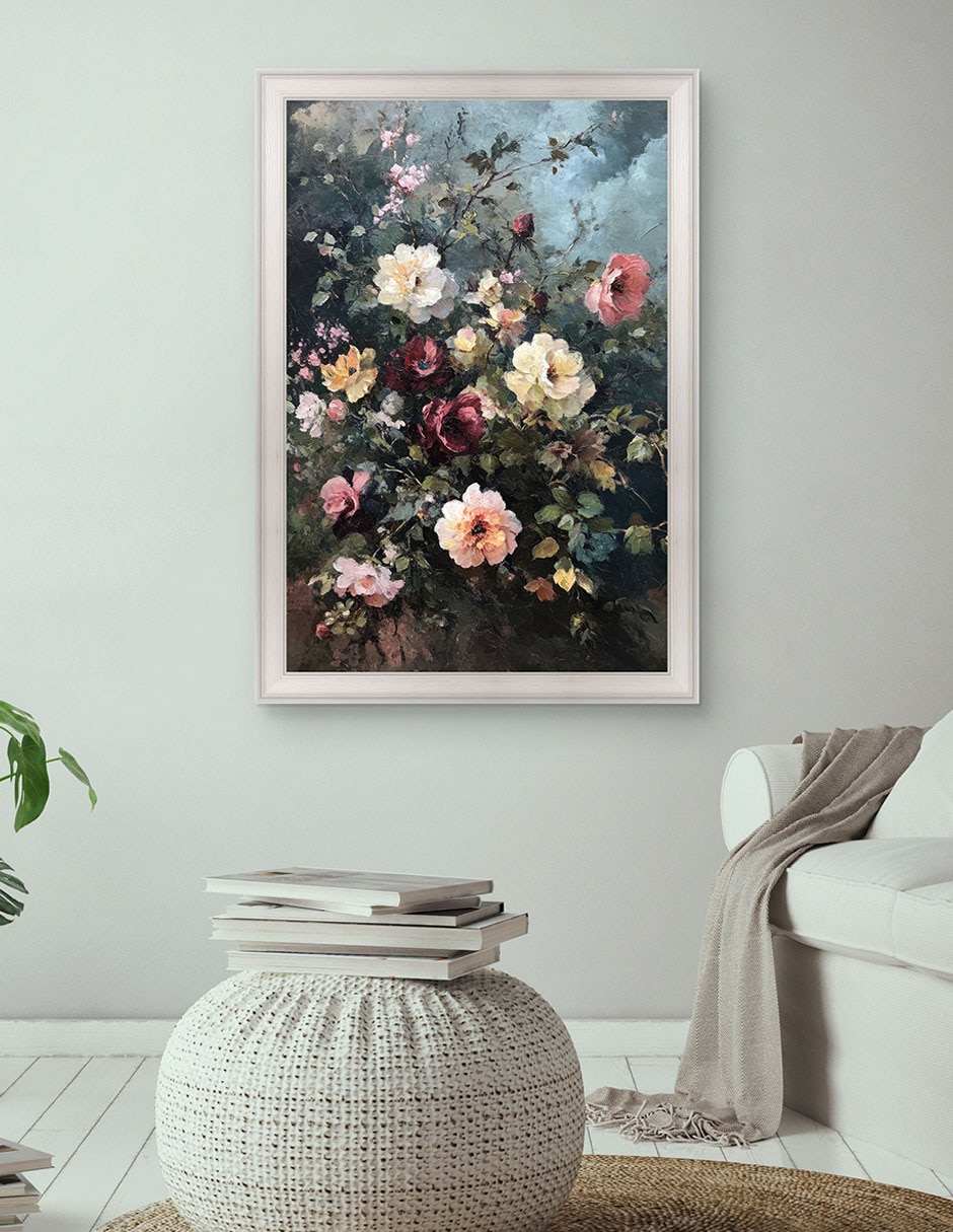 Cuadro decorativo Ramo Melancólico técnica mixta 3