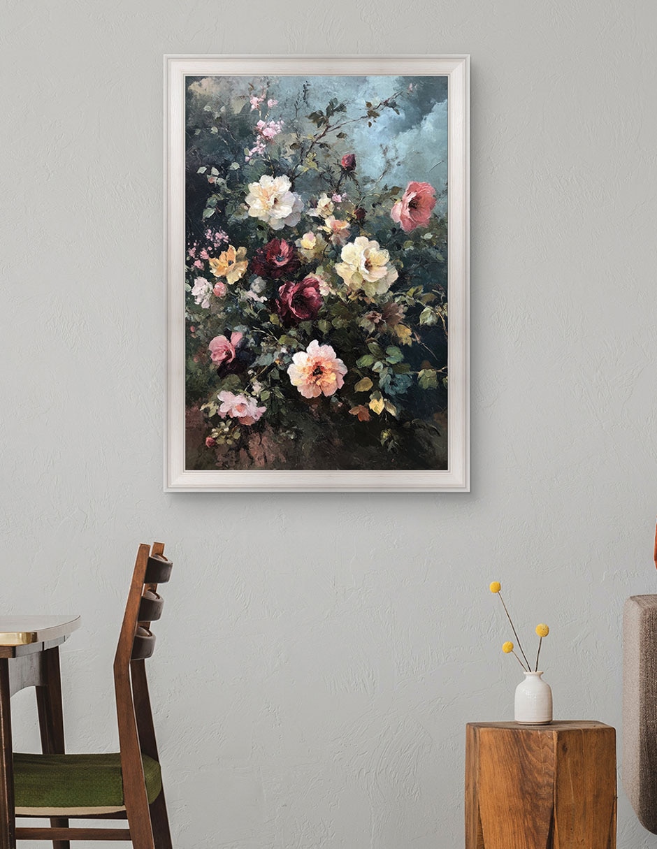 Cuadro decorativo Ramo Melancólico técnica mixta 4