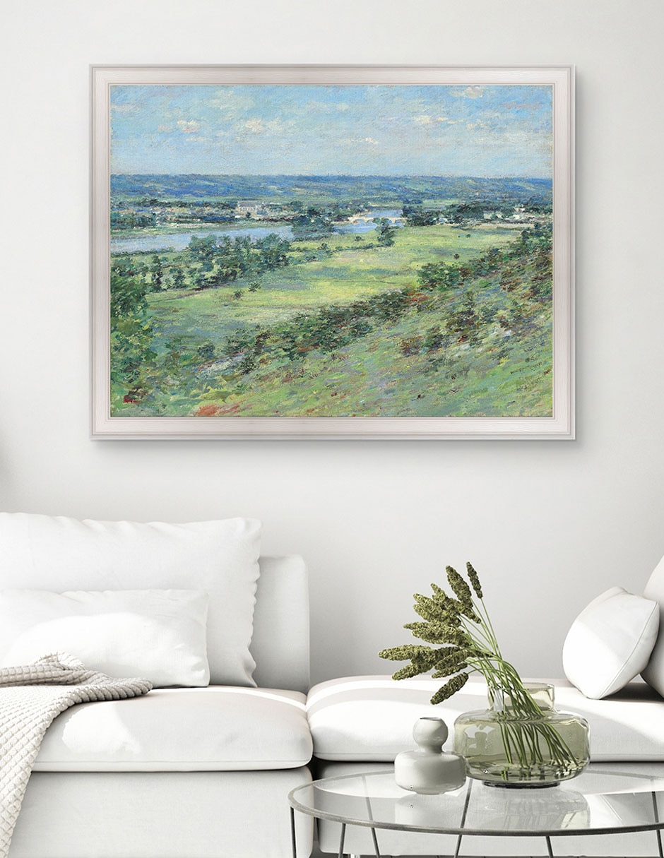 Cuadro decorativo El Valle del Sena por Theodore Robinson técnica mixta 2