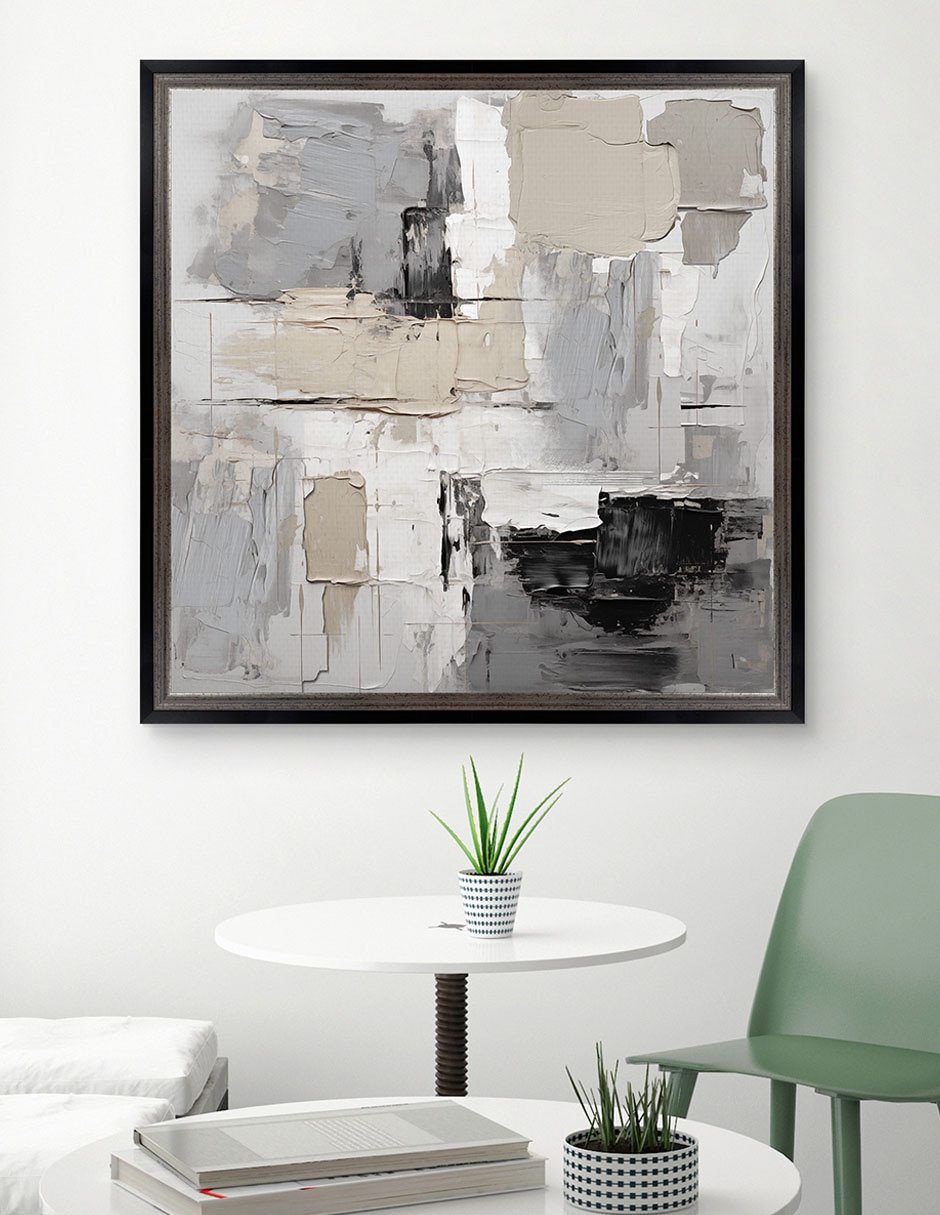 Cuadro decorativo Apagado Ii técnica mixta 2