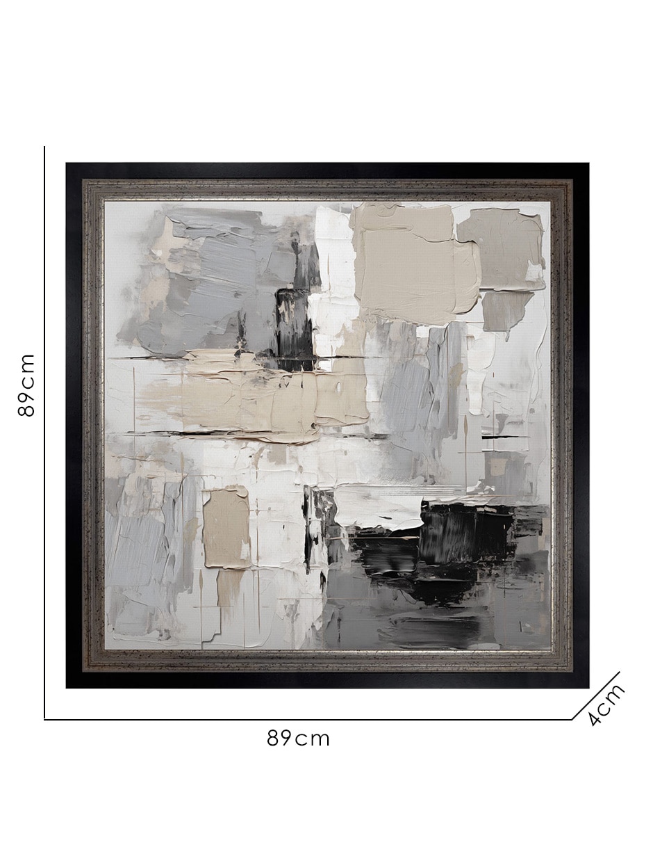 Cuadro decorativo Apagado Ii técnica mixta 8
