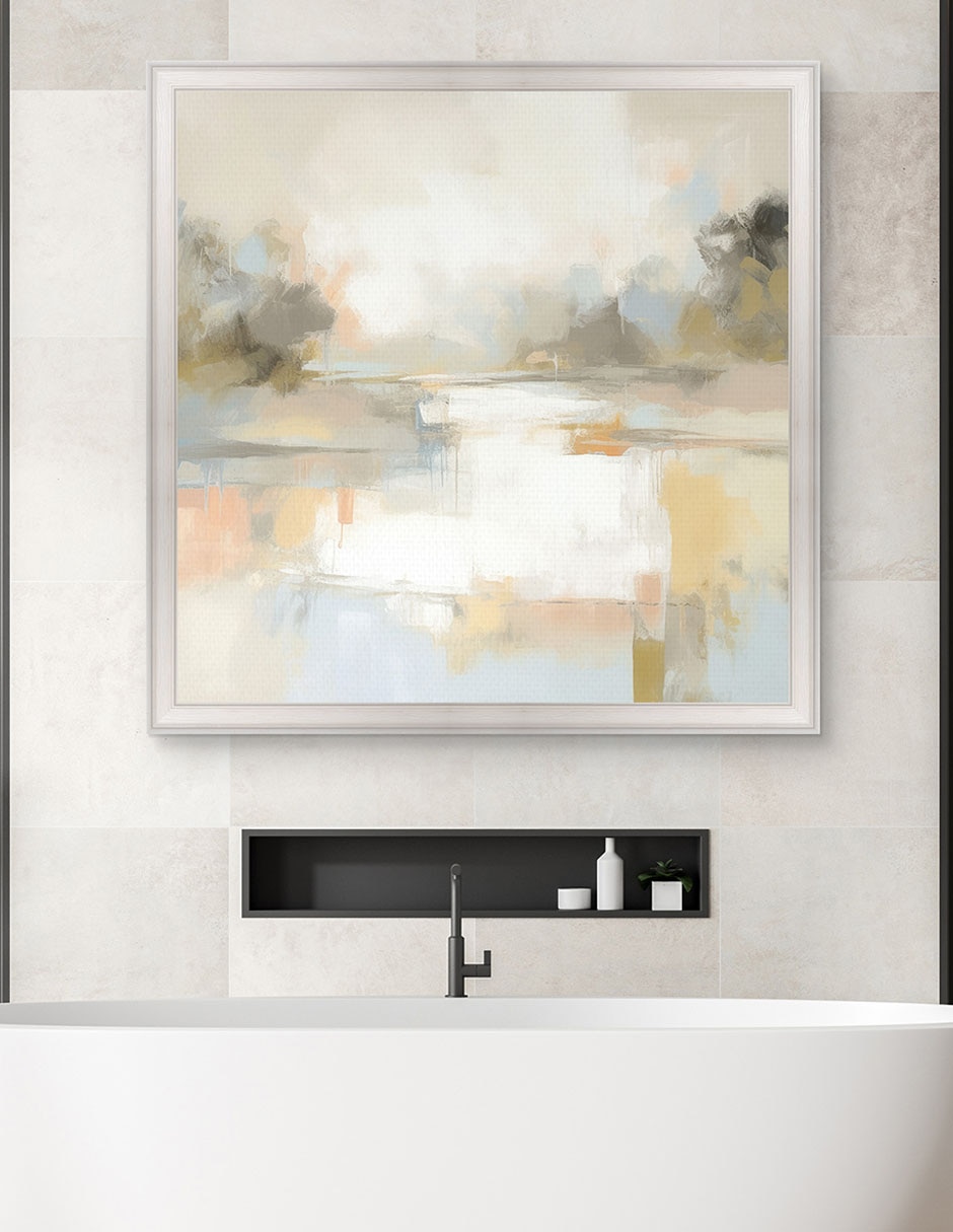 Cuadro decorativo Horizonte Brumoso Ii de Irena Orlov técnica mixta 4