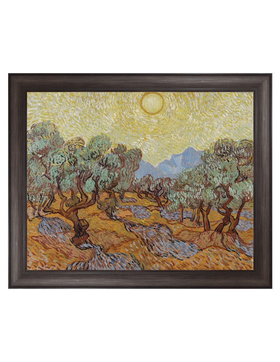Cuadro decorativo Olivo de Vincent Van Gogh técnica mixta