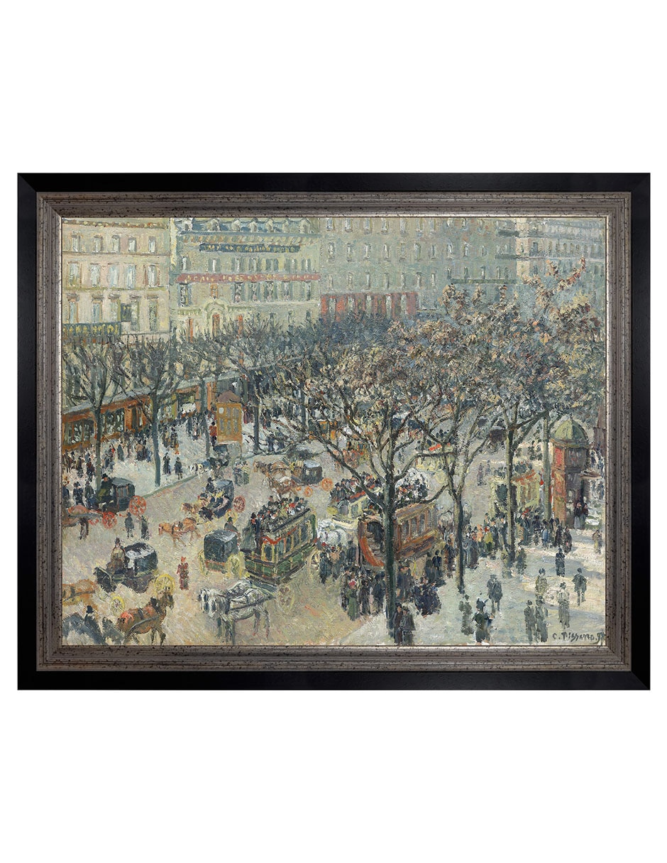 Cuadro decorativo Boulevard Des Italiens por Camille Pissarro técnica mixta