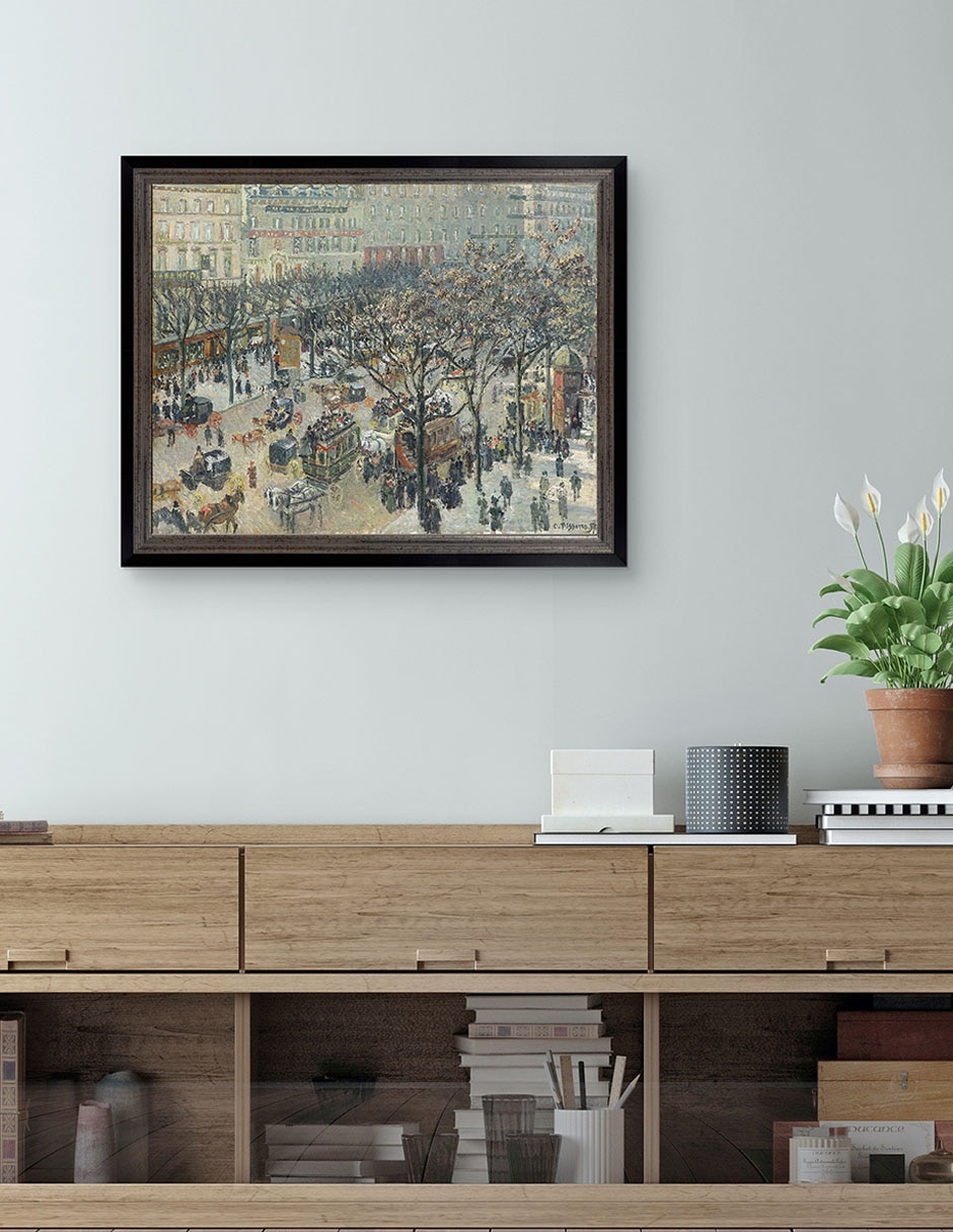 Cuadro decorativo Boulevard Des Italiens por Camille Pissarro técnica mixta 2