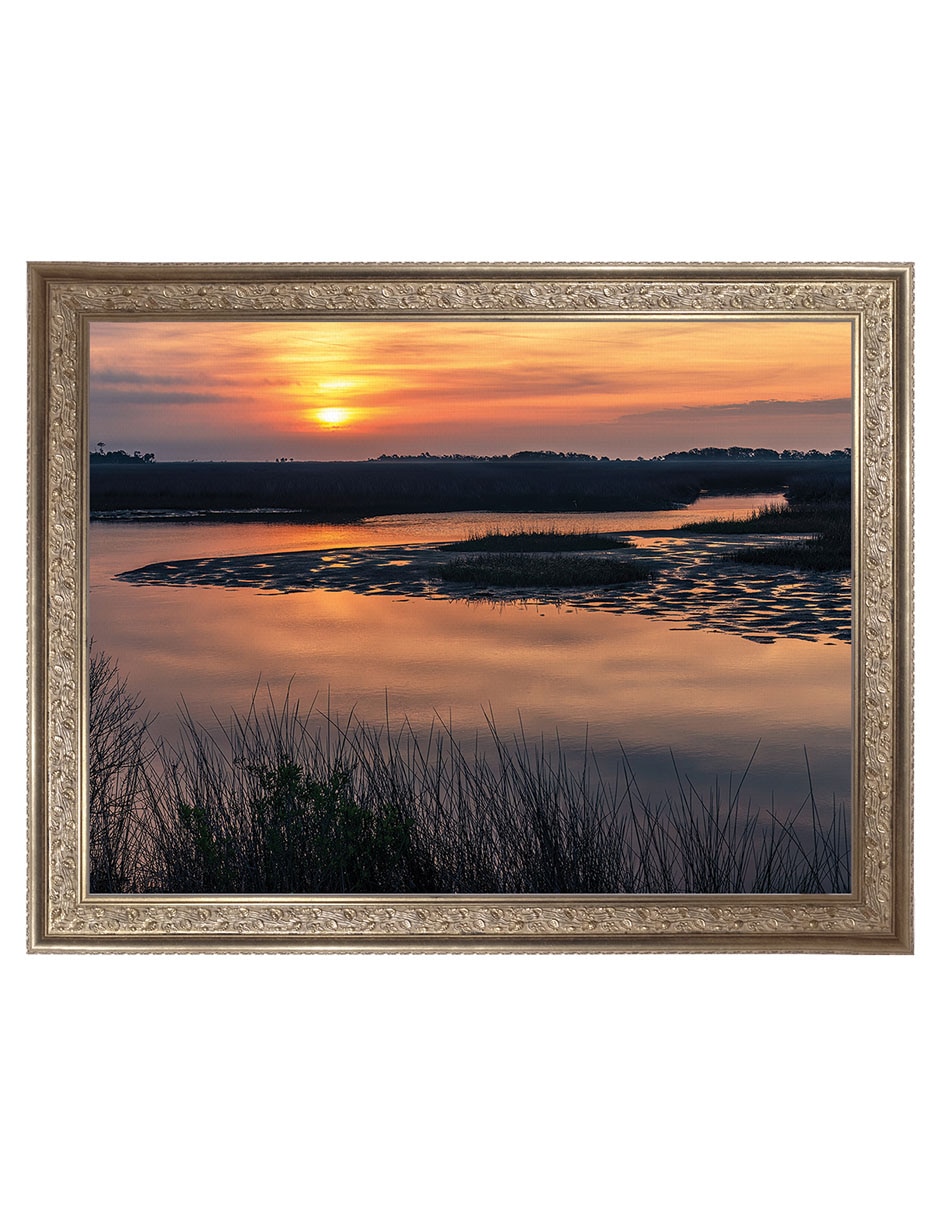 Cuadro decorativo enmarcado- amanecer en big bend florida de andy crawford técnica mixta Cuadro decorativo enmarcado- amanecer en big bend florida de andy crawford técnica mixta