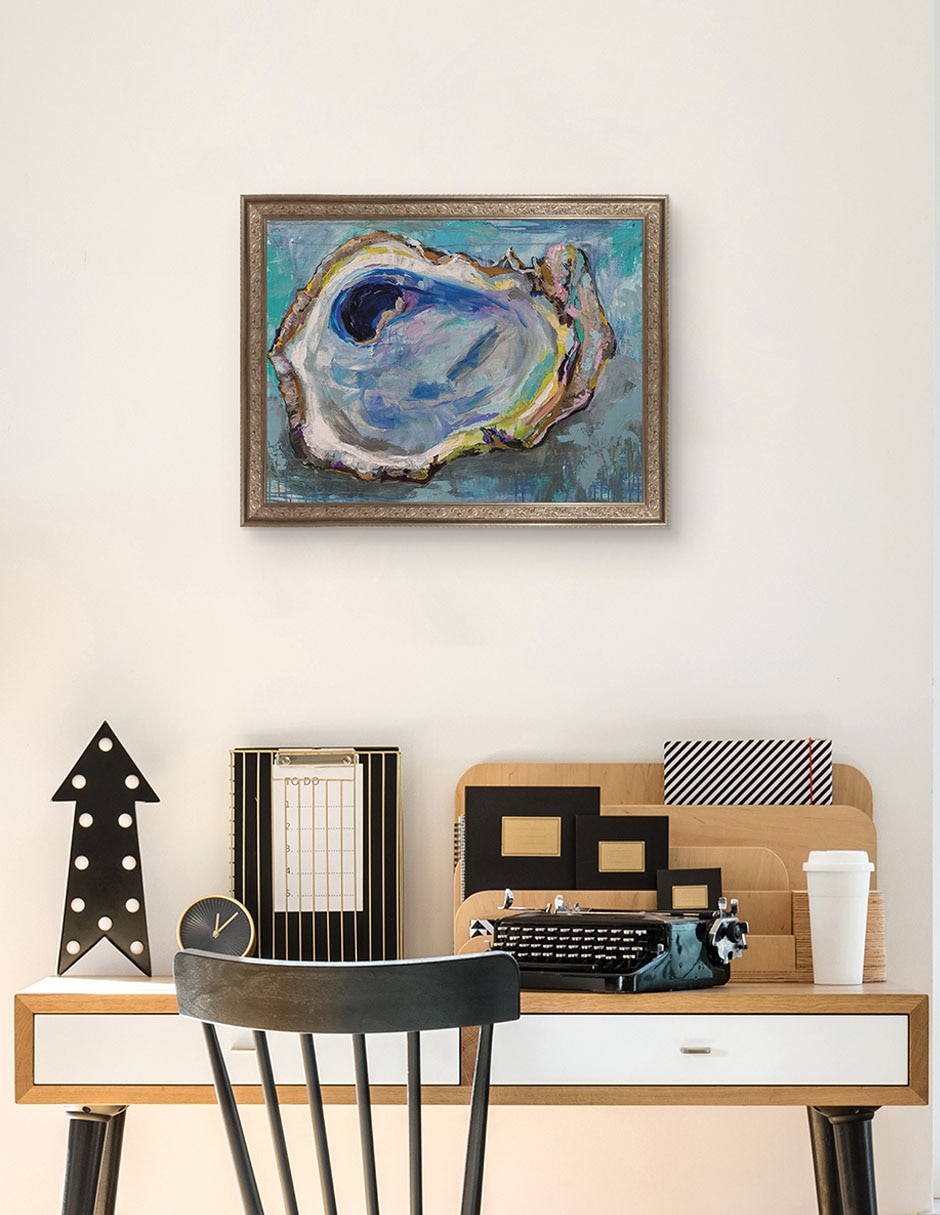 Cuadro decorativo Enmarcado- Ostra II de Jeanette Vertentes mixta 3