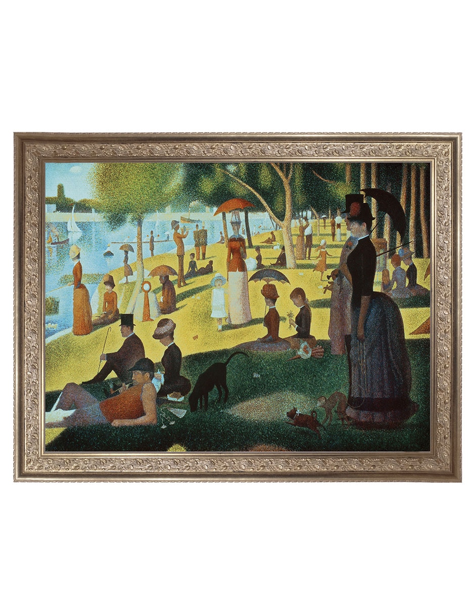 Cuadro decorativo Seurat – tarde de domingo en la isla de portfolio arts group técnica mixta Cuadro decorativo Seurat – tarde de domingo en la isla de portfolio arts group técnica mixta