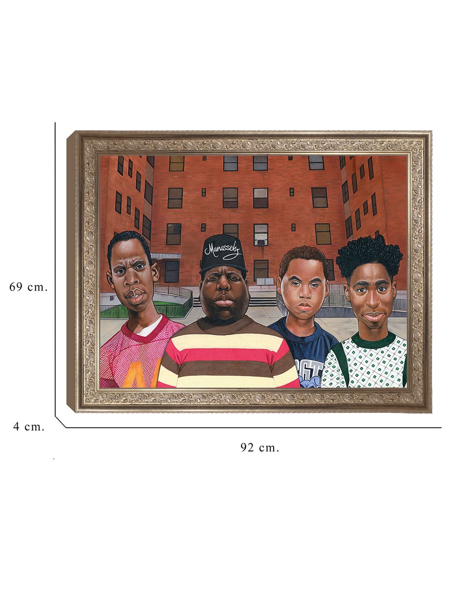 Chicos del barrio – hip hop de Manasseh Johnson técnica mixta 8