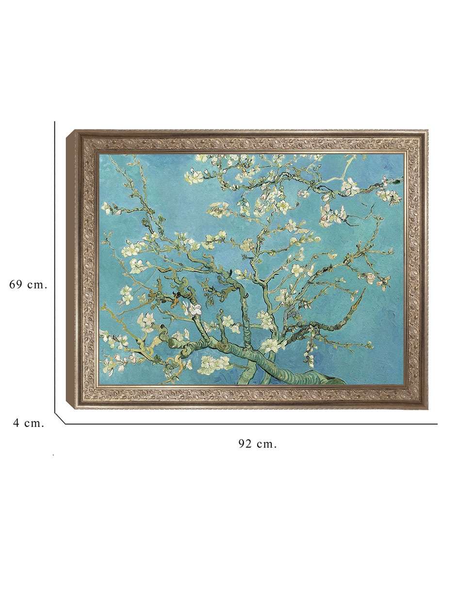 Cuadro decorativo Almendros en flor, 1890 de Vincent Van Gogh técnica mixta 2