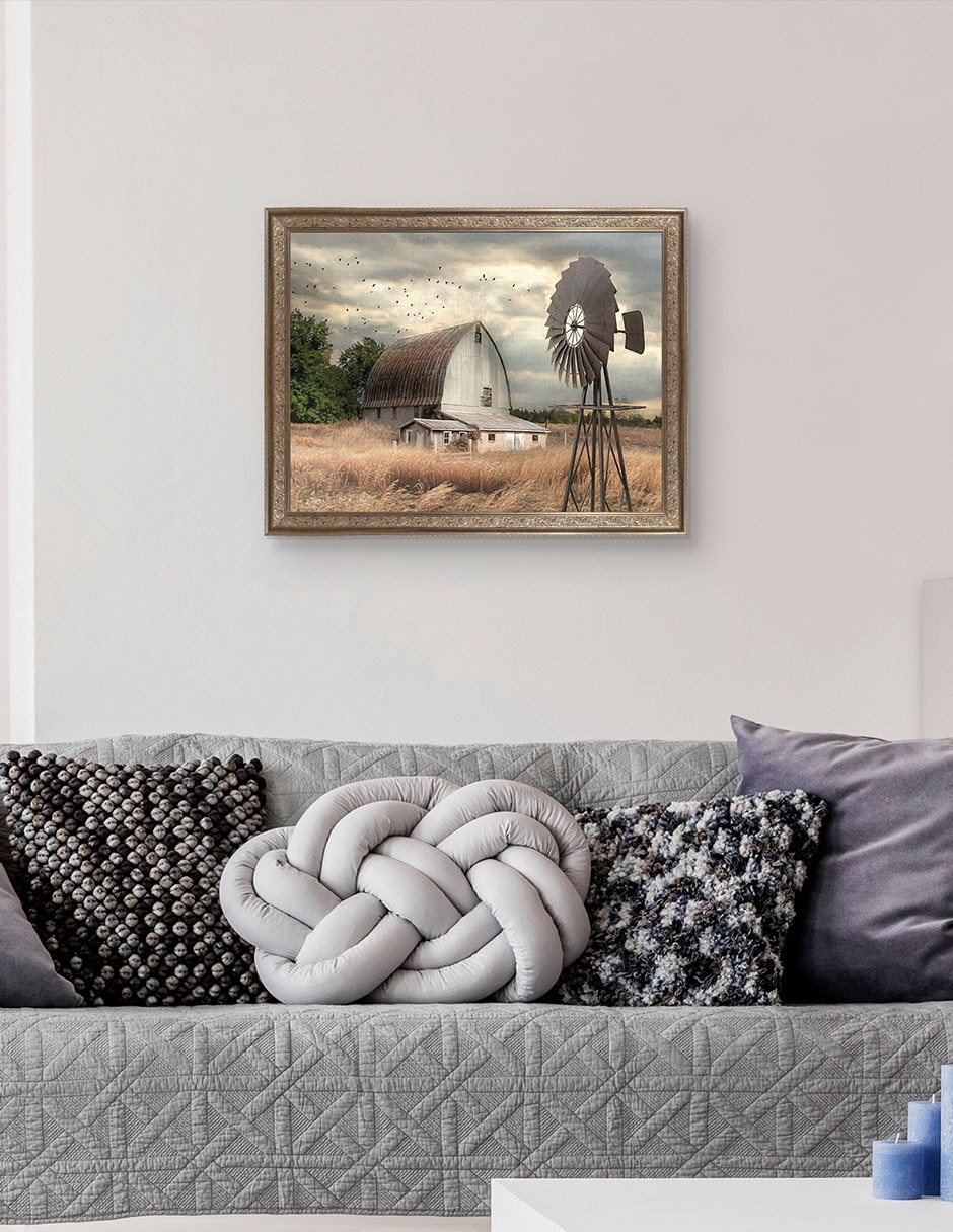 Cuadro decorativo Granja de la bahía Henderson de Lori Deiter técnica mixta 5