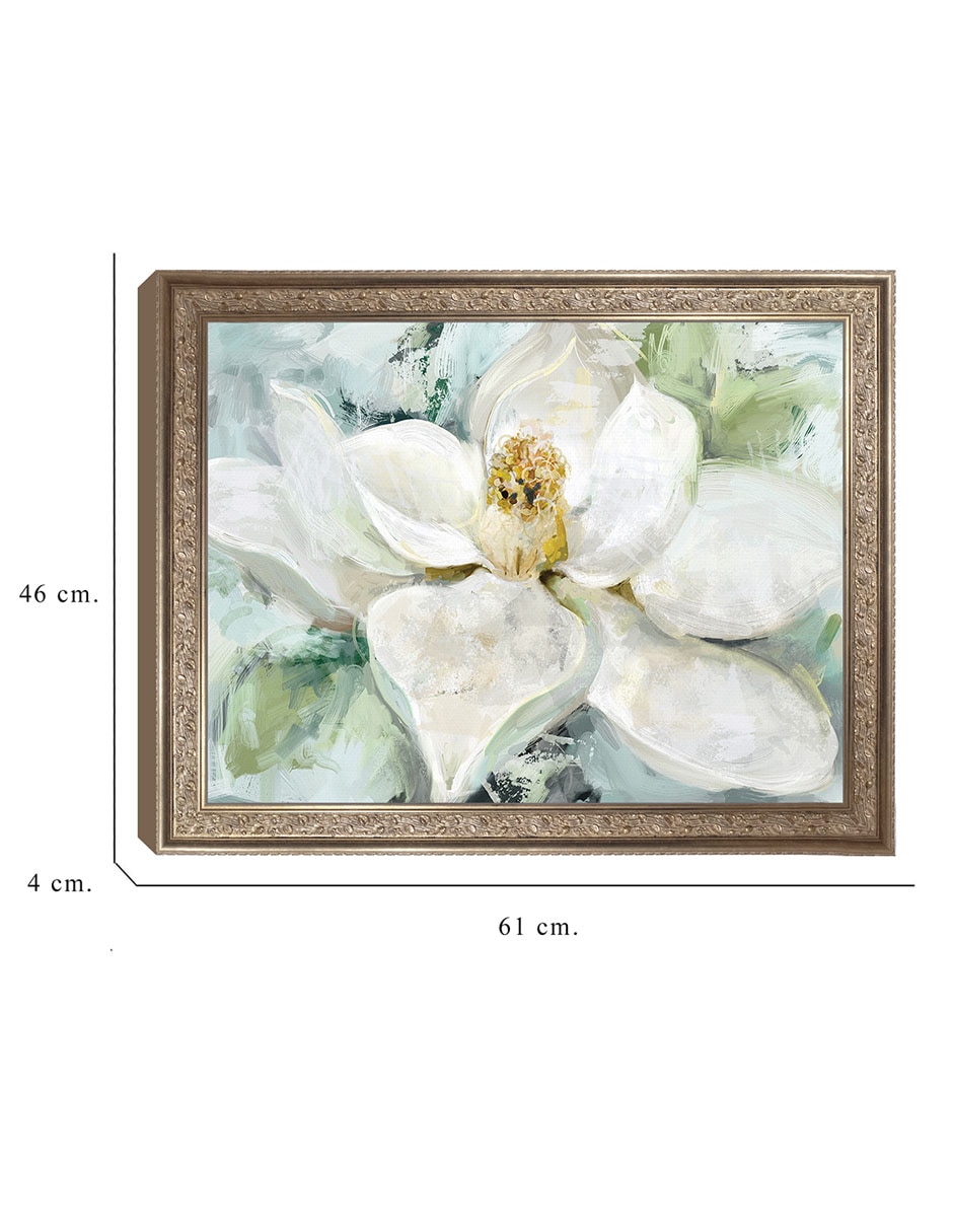 Cuadro decorativo Magnolia al amanecer de studio arts técnica mixta 8