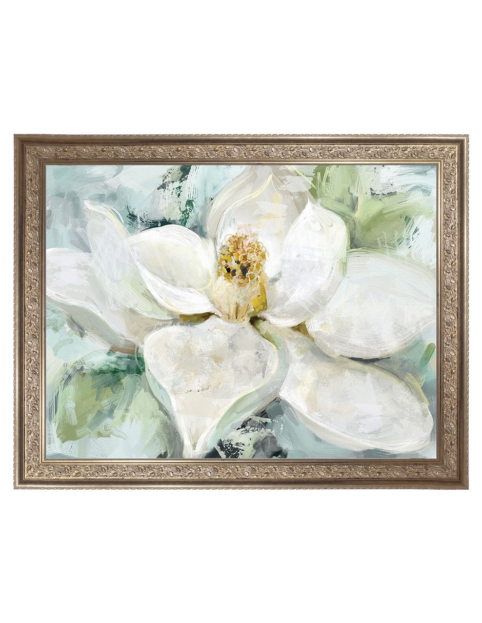 Cuadro decorativo Magnolia al amanecer de studio arts técnica mixta