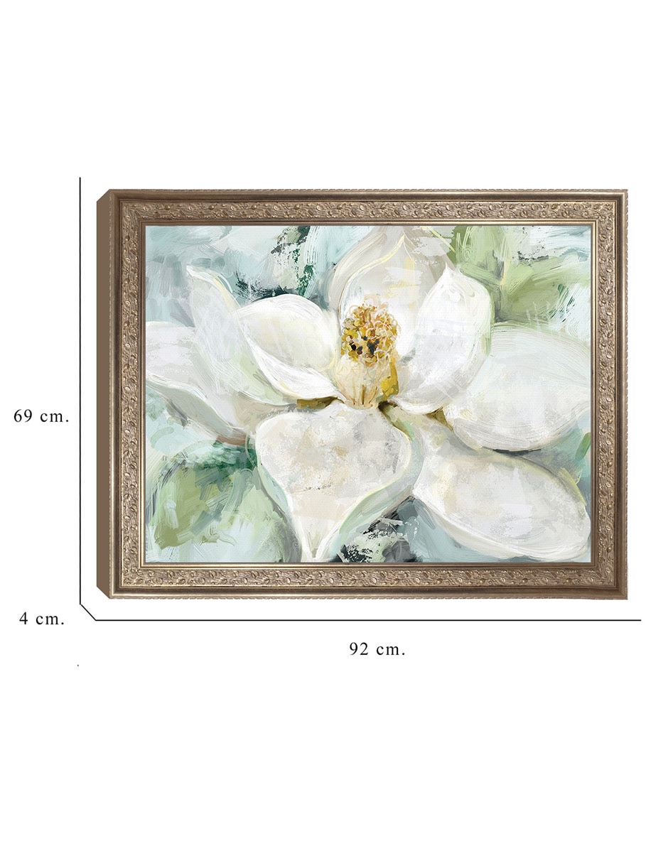 Cuadro decorativo Magnolia al amanecer de studio arts técnica mixta 2