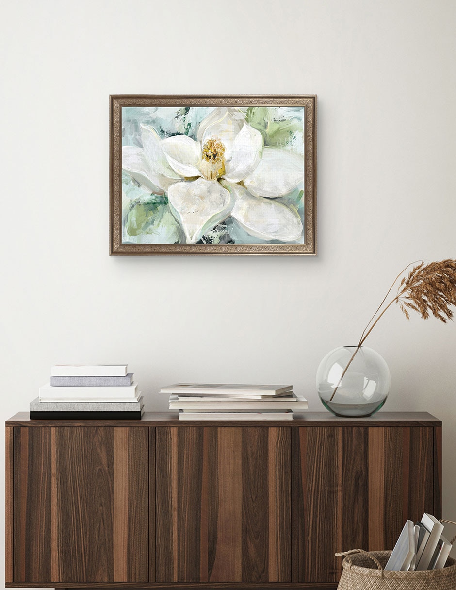 Cuadro decorativo Magnolia al amanecer de studio arts técnica mixta 4