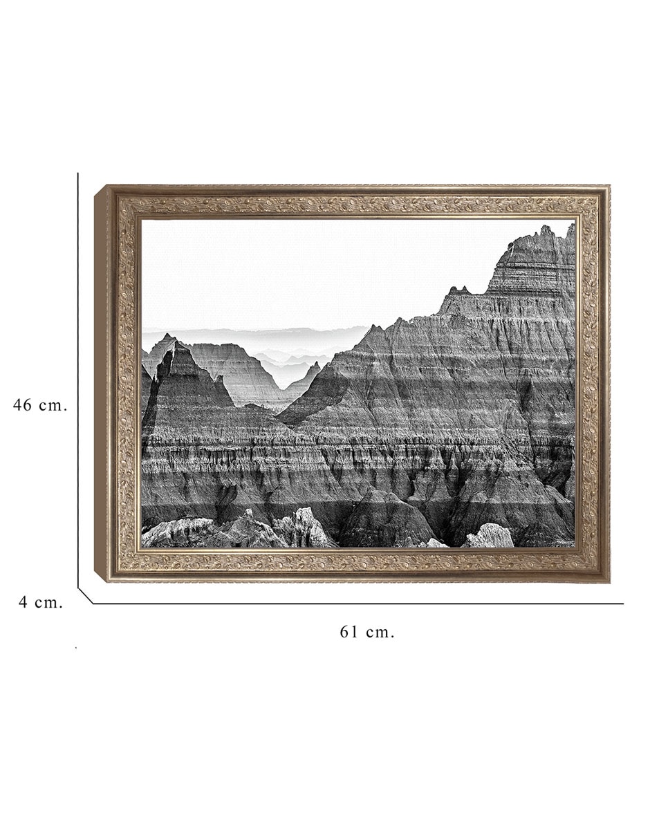 Cuadro decorativo Capas de tierras áridas de Andy Crawford técnica mixta 8
