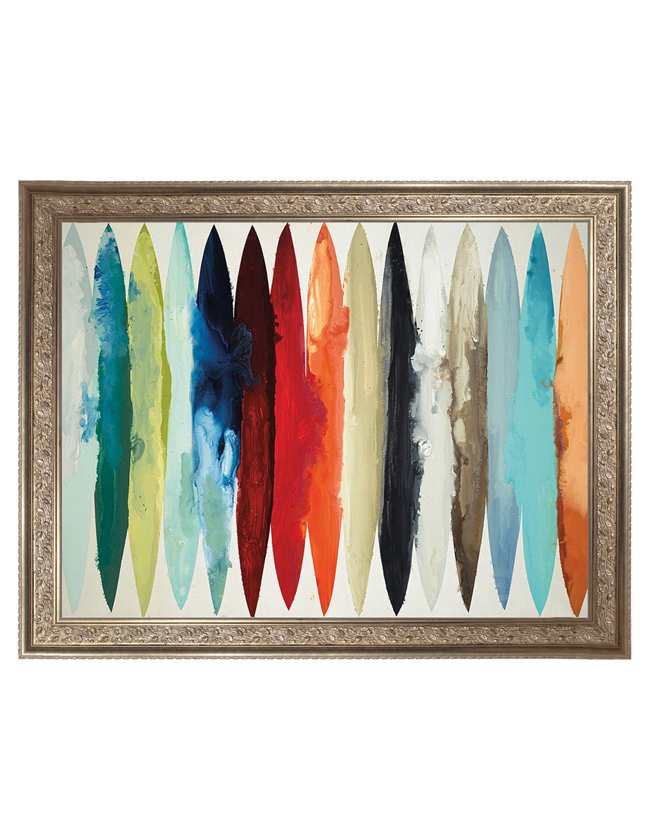 Cuadro decorativo Flujo constante de Randy Hibberd técnica mixta