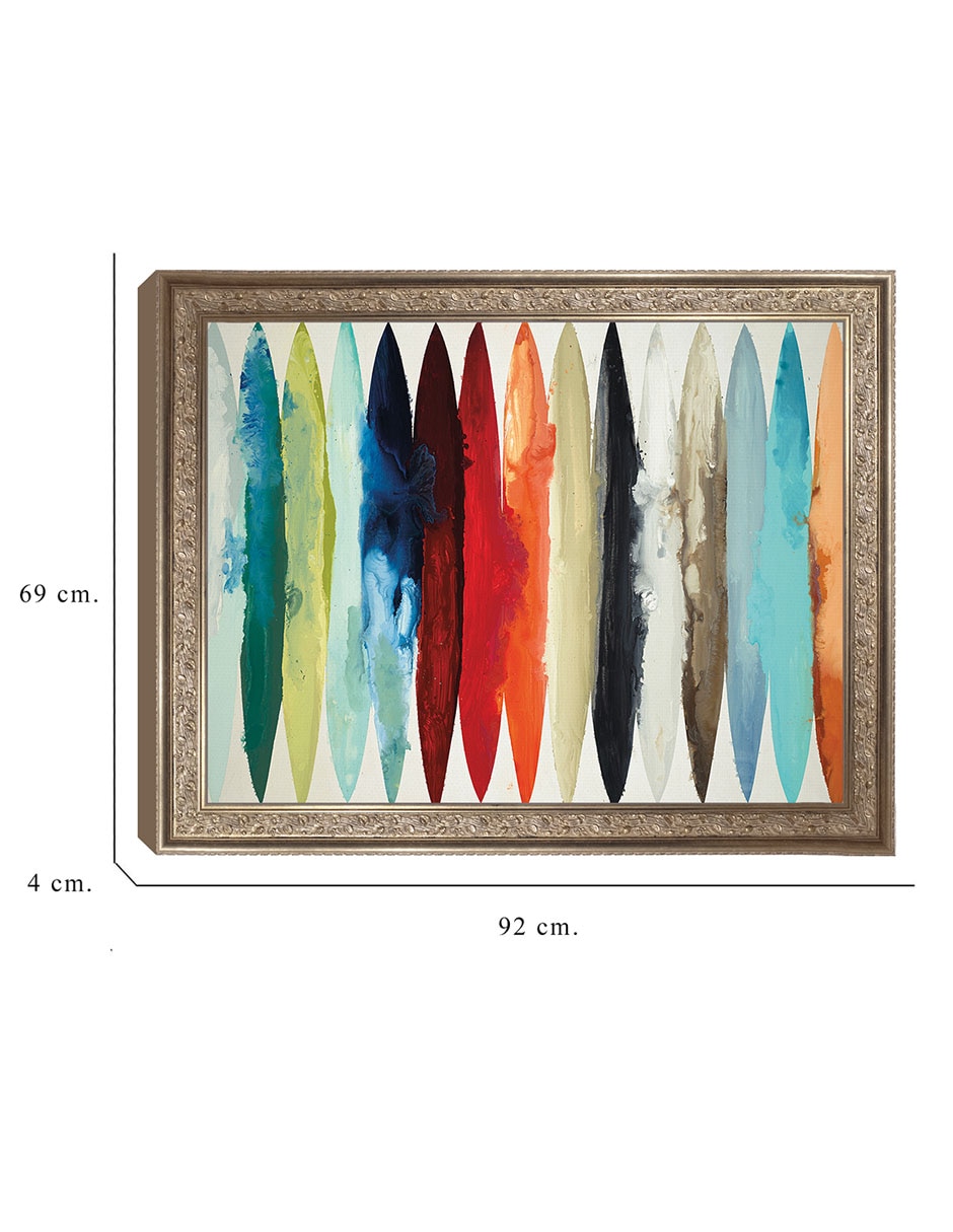 Cuadro decorativo Flujo constante de Randy Hibberd técnica mixta 2