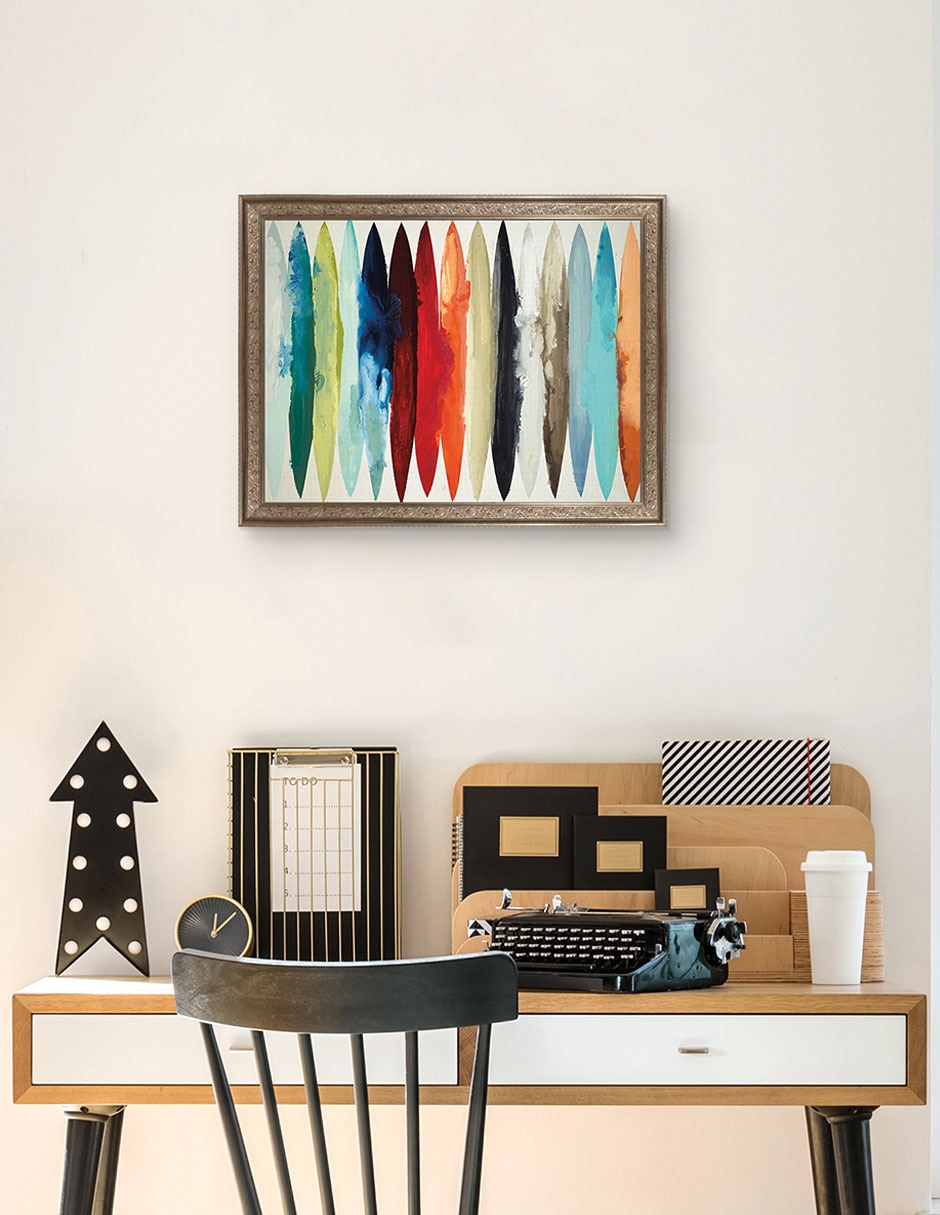 Cuadro decorativo Flujo constante de Randy Hibberd técnica mixta 3