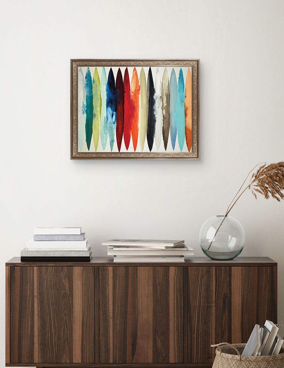 Cuadro decorativo Flujo constante de Randy Hibberd técnica mixta 4
