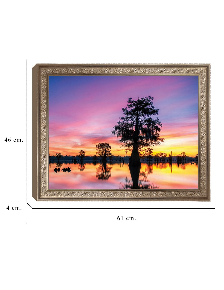 Cuadro decorativo Paisaje de sombras de Andy Crawford técnica mixta 2