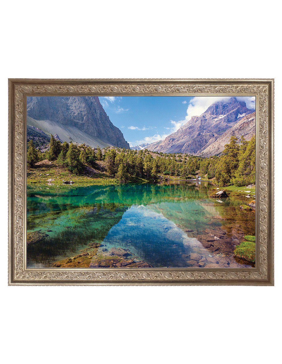 Cuadro decorativo Reflejos de prisma en la cima de DP Gallery técnica mixta