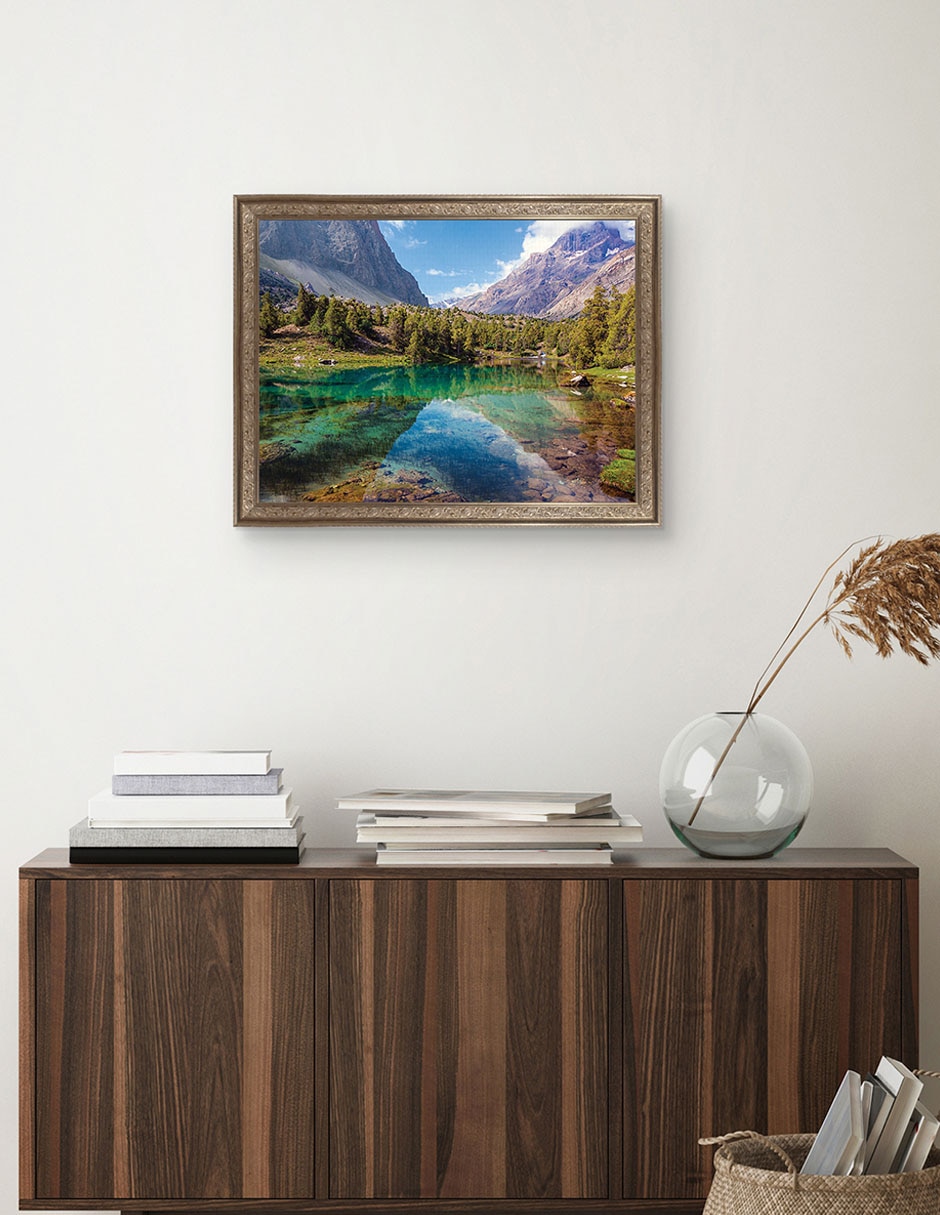 Cuadro decorativo Reflejos de prisma en la cima de DP Gallery técnica mixta 4