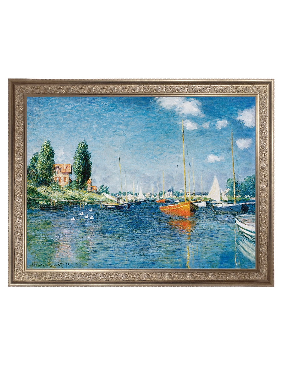 Cuadro decorativo Monet – Barcos rojos en Argenteuil de Portfolio Arts Group técnica mixta Cuadro decorativo Monet – Barcos rojos en Argenteuil de Portfolio Arts Group técnica mixta
