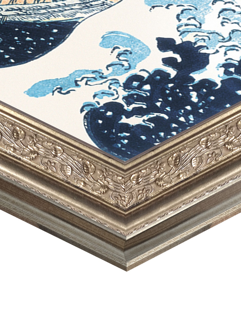 Cuadro decorativo Hokusai – La gran ola de Portfolio Arts Group técnica mixta 2