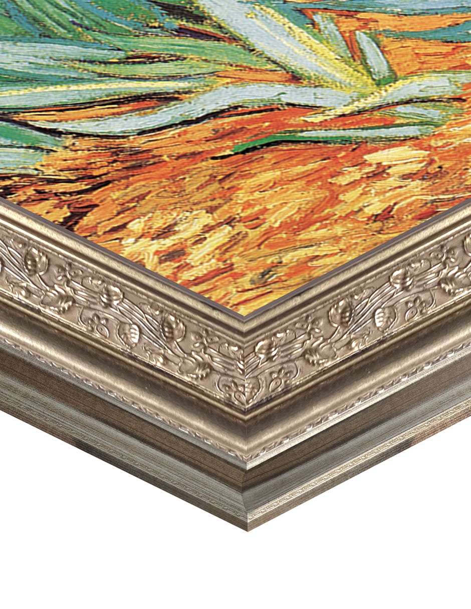 Cuadro decorativo Van Gogh – Jardín de iris de Portfolio Arts Group técnica mixta 2