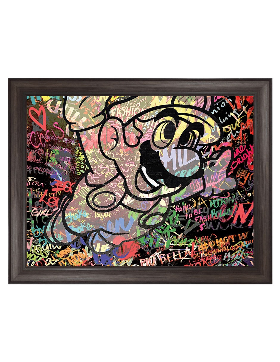Cuadro decorativo Graffiti de Mario caricatura de The Pop Art Factory técnica mixta Cuadro decorativo Graffiti de Mario caricatura de The Pop Art Factory técnica mixta