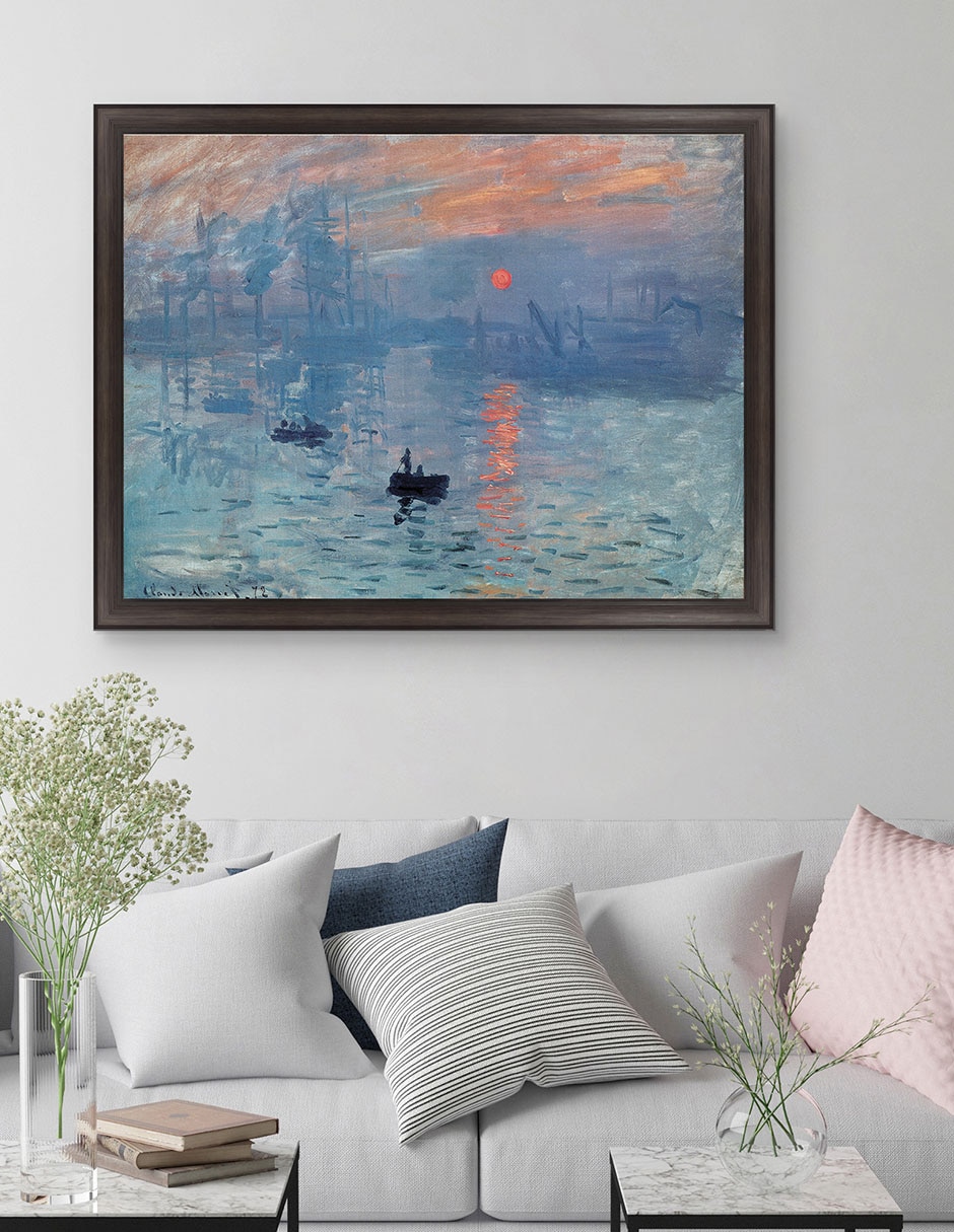 Cuadro decorativo Monet – Impresión: sol naciente de Portfolio Arts Group técnica mixta 2