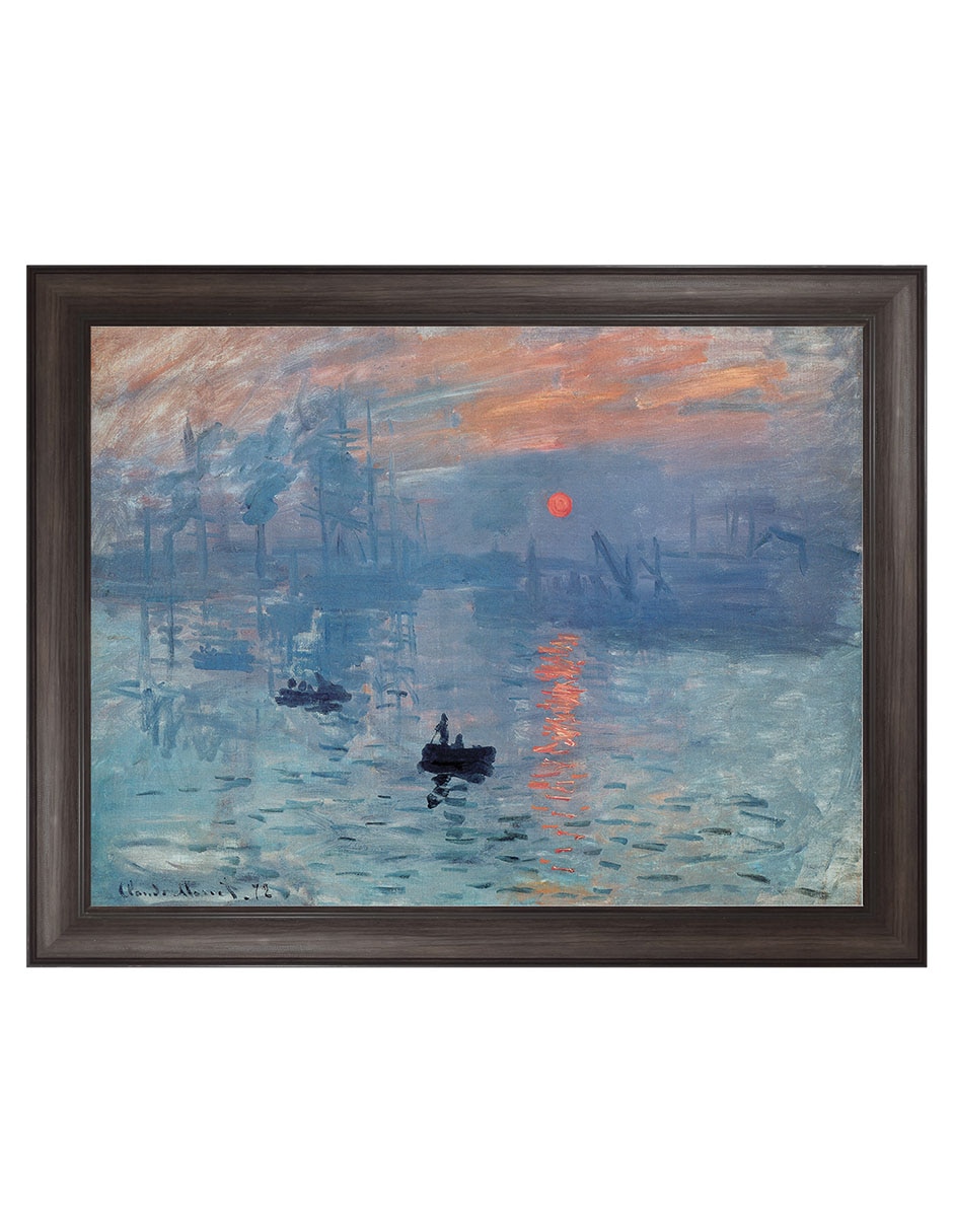 Cuadro decorativo Monet – Impresión: sol naciente de Portfolio Arts Group técnica mixta Cuadro decorativo Monet – Impresión: sol naciente de Portfolio Arts Group técnica mixta