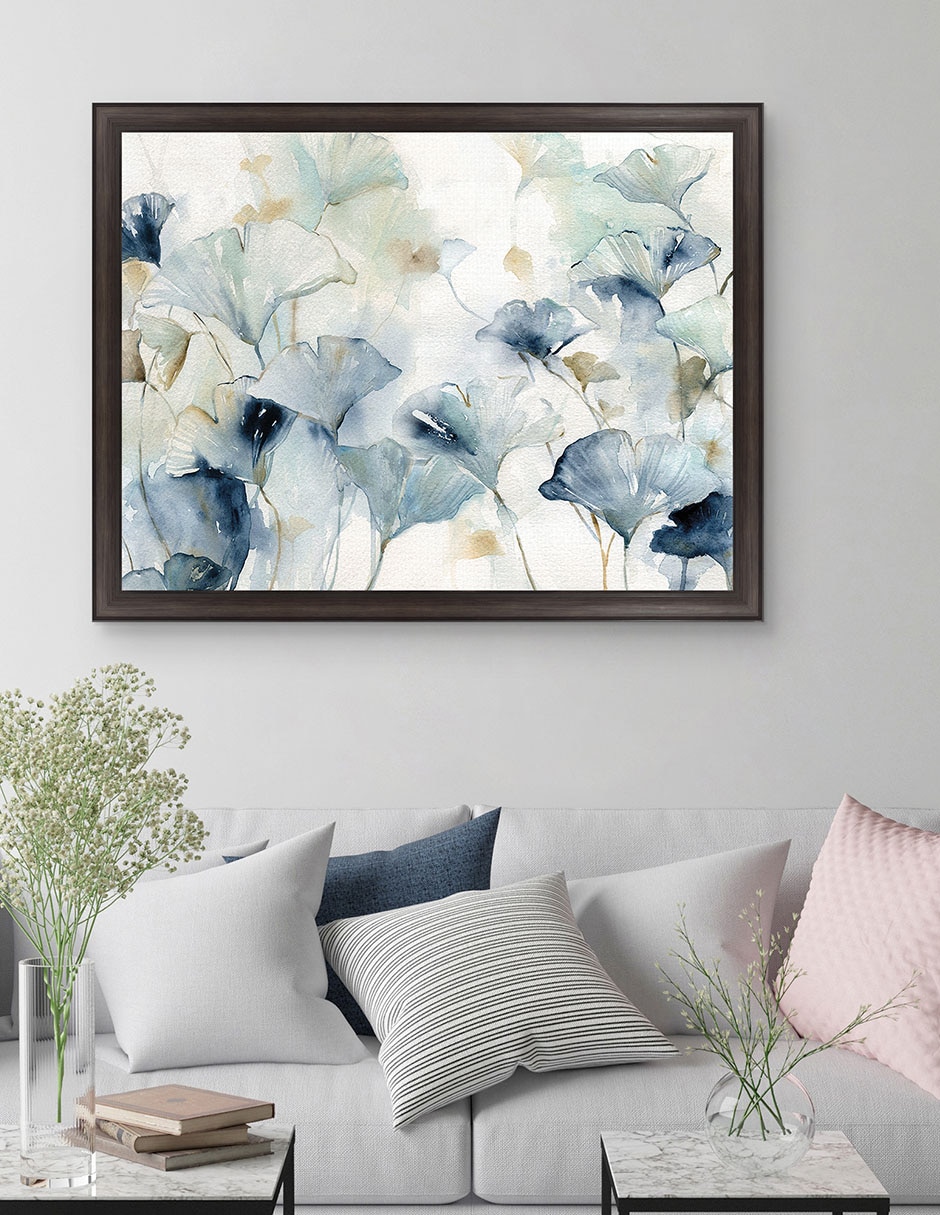 Cuadro decorativo Ginkgo en esplendor de Carol Robinson técnica mixta 2