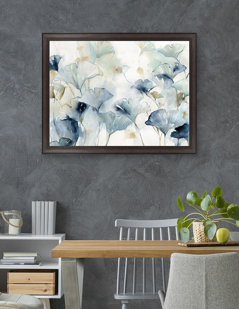Cuadro decorativo Ginkgo en esplendor de Carol Robinson técnica mixta 5