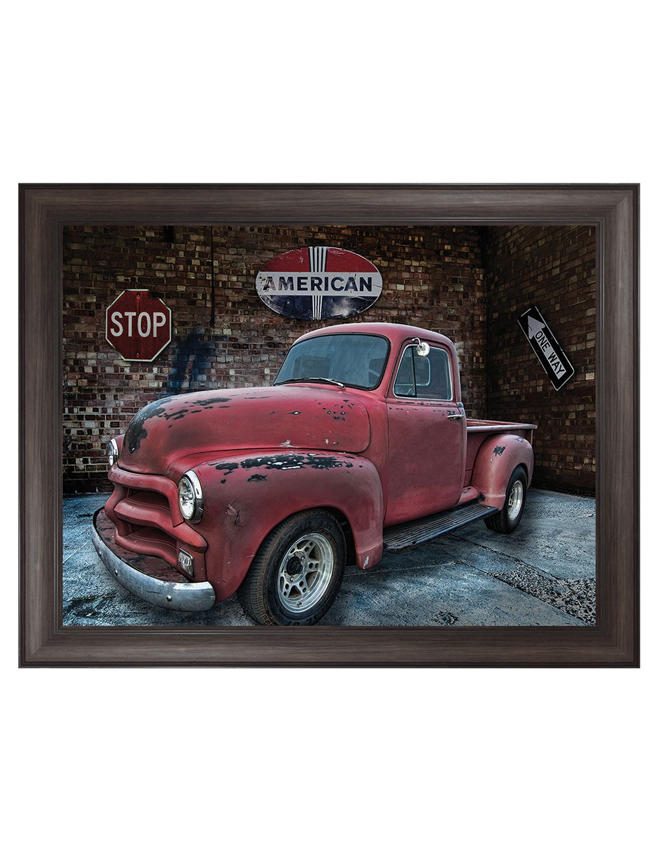 Cuadro decorativo Camioneta Chevrolet 1954 de Lori Hutchison técnica mixta
