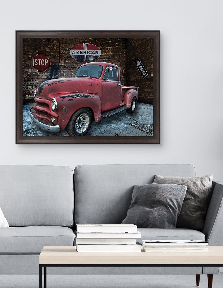Cuadro decorativo Camioneta Chevrolet 1954 de Lori Hutchison técnica mixta 2