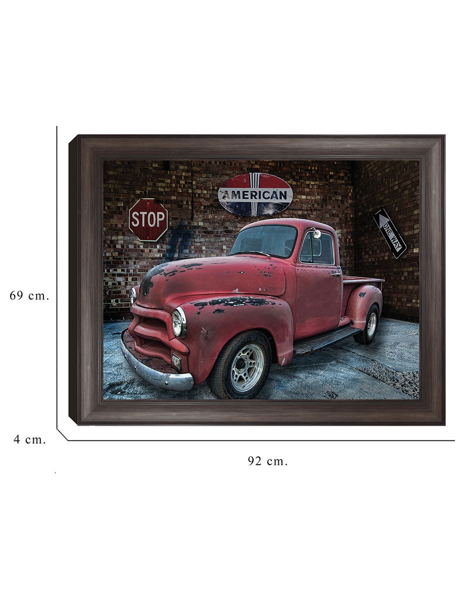 Cuadro decorativo Camioneta Chevrolet 1954 de Lori Hutchison técnica mixta 6