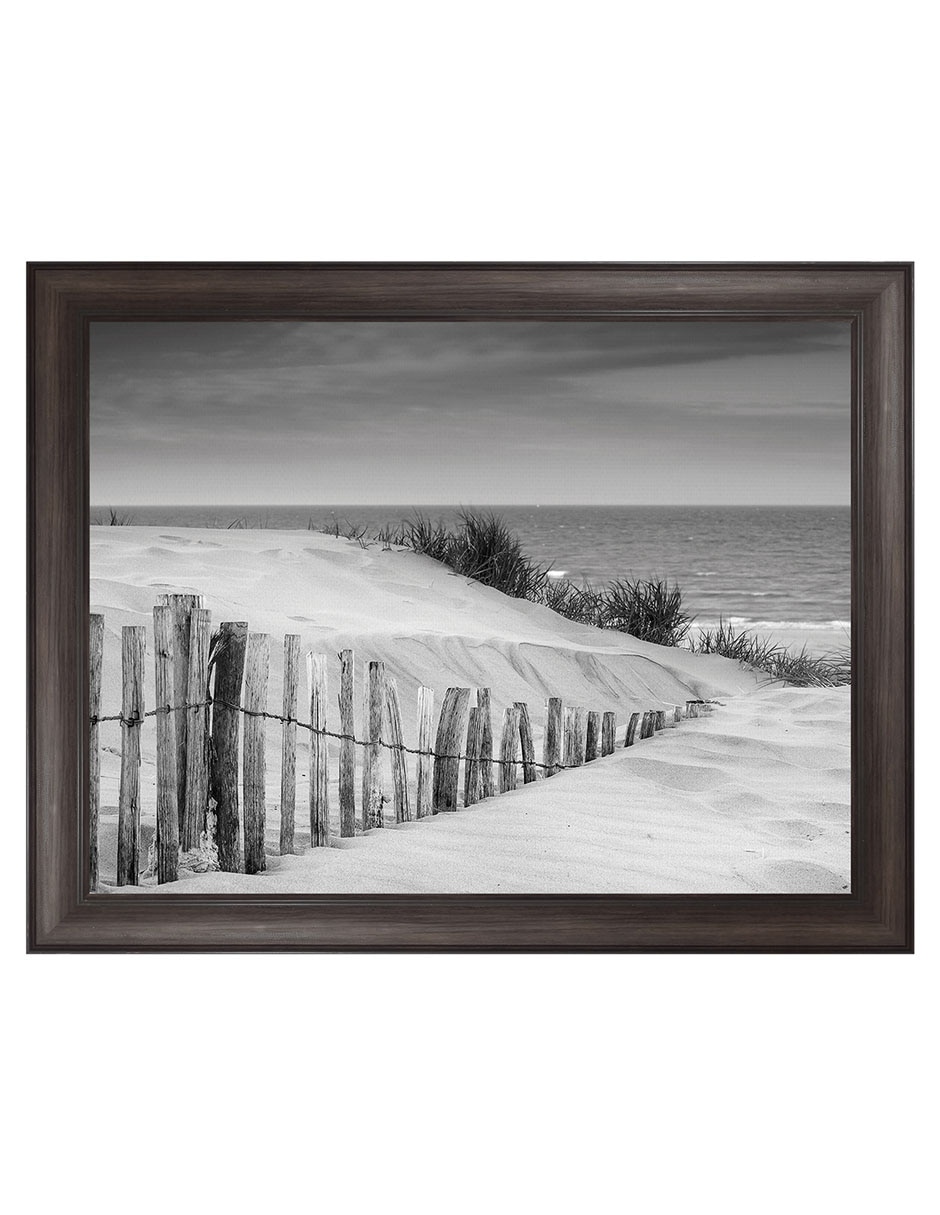 Cuadro decorativo Dunas en blanco y negro suave de DP Gallery técnica mixta