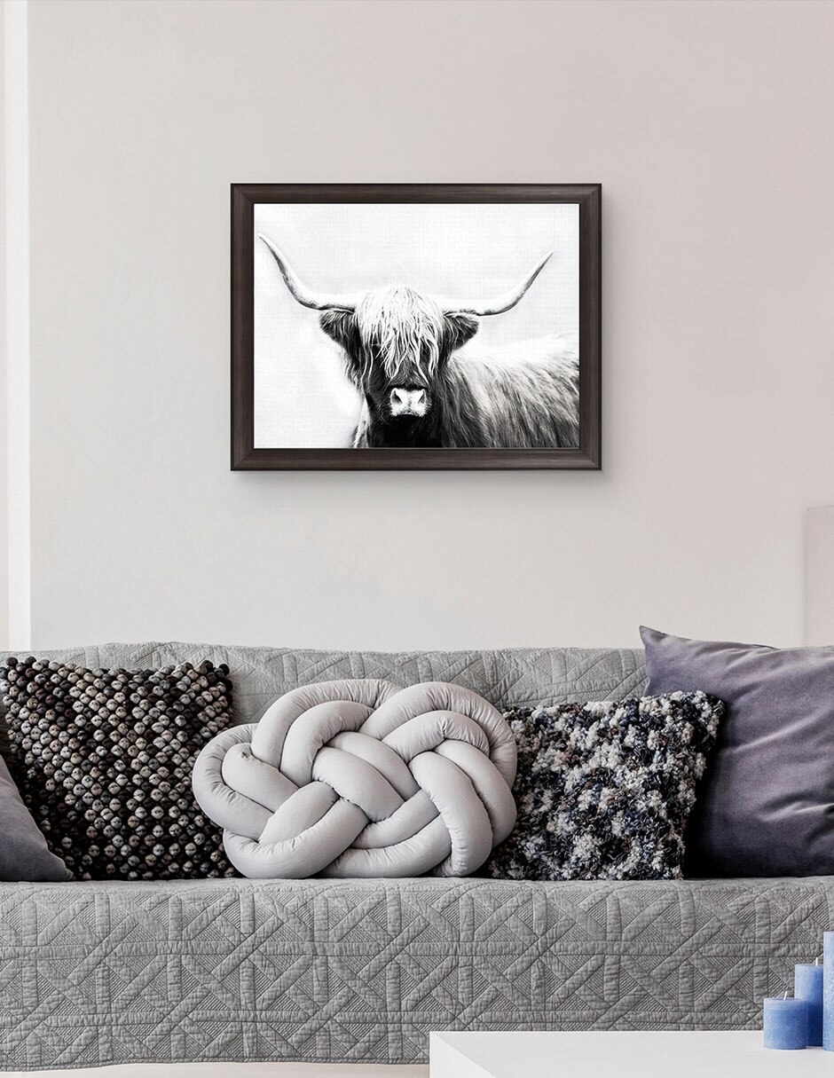 Cuadro decorativo Longhorn de las tierras altas de Danita Delimont técnica mixta 2