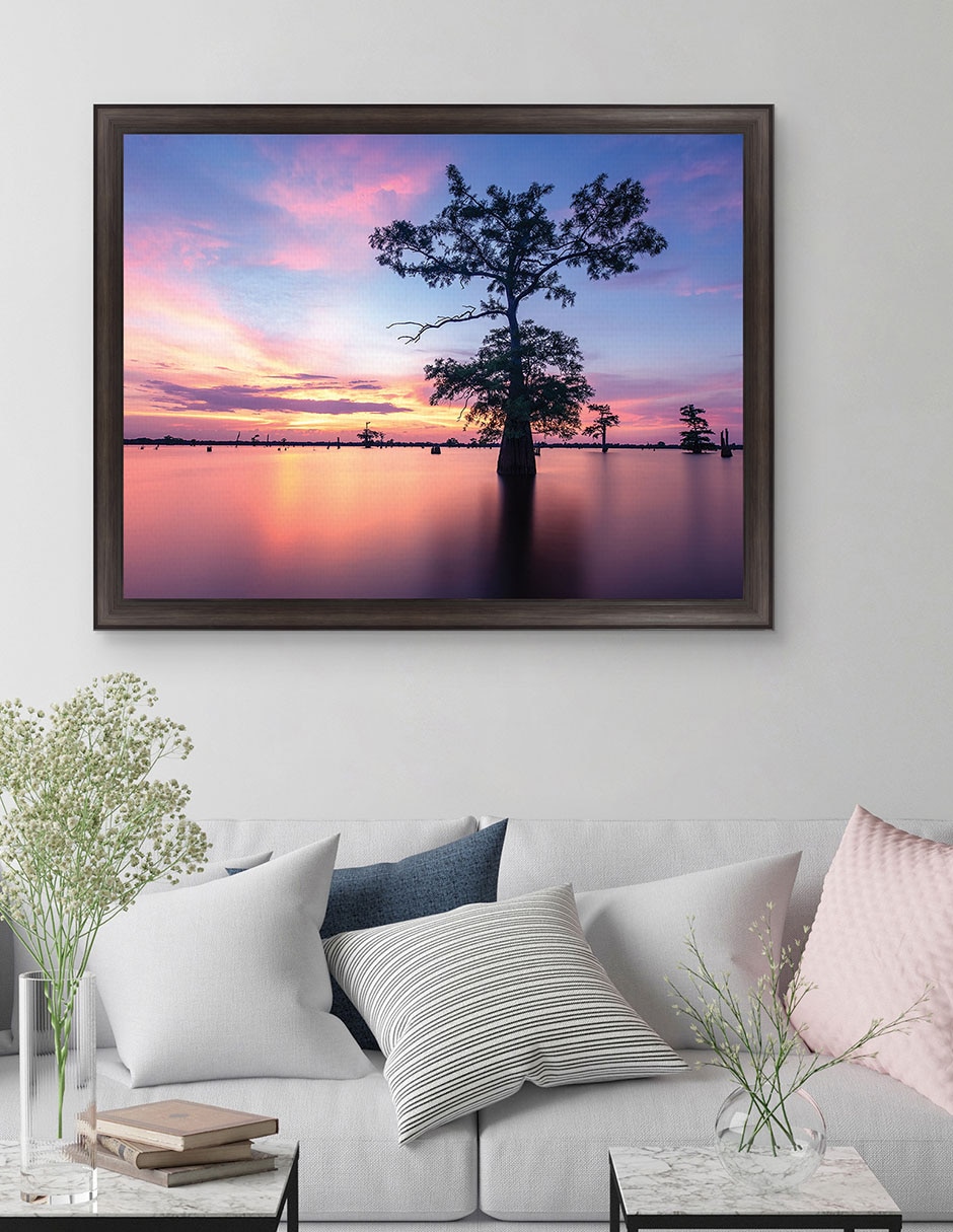 Cuadro decorativo Atardecer del solsticio de verano de Andy Crawford técnica mixta 3
