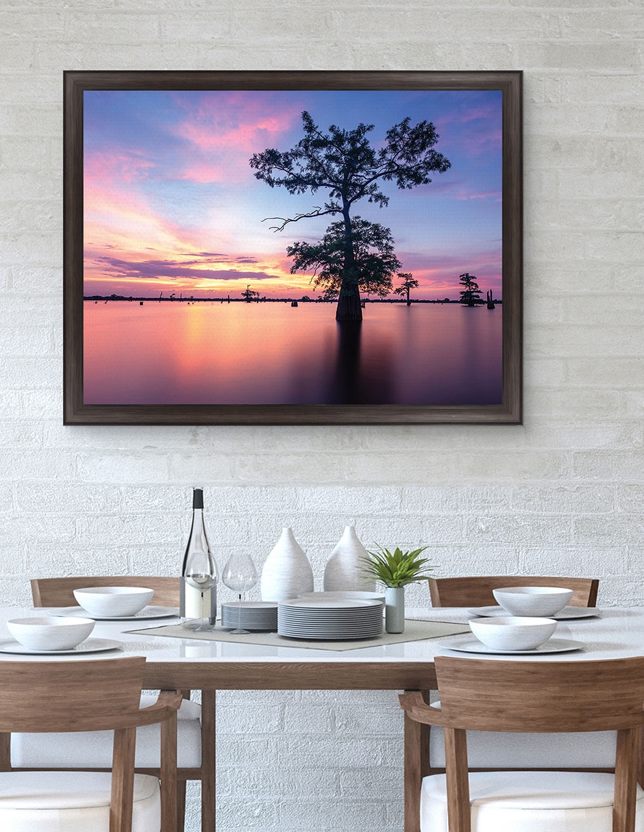 Cuadro decorativo Atardecer del solsticio de verano de Andy Crawford técnica mixta 4