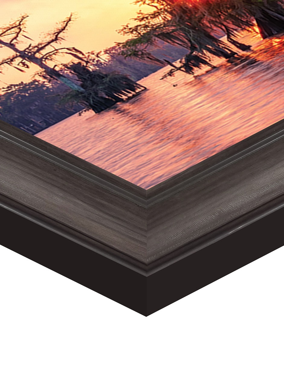 Cuadro decorativo Amanecer sobre el lago Palourde de Andy Crawford técnica mixta 5
